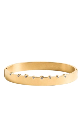 Bracciale bangle - Dorato e bianco