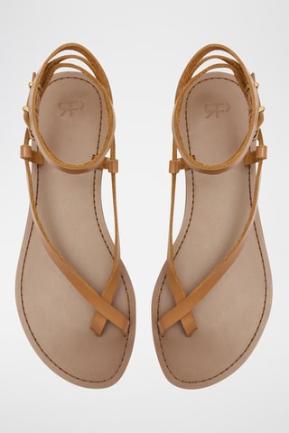 Leren Sandalen - Bruin
