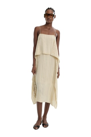 Jurk met Ruches - Multicolor