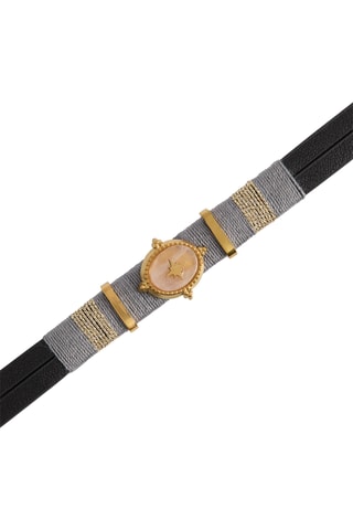 Armband - Grijs en Goudkleurig