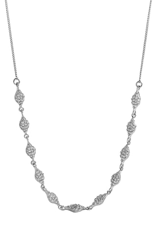 Collier - Argenté et blanc