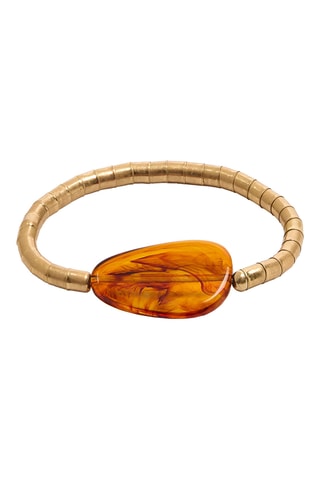 Armband - Goudkleurig en Oranje