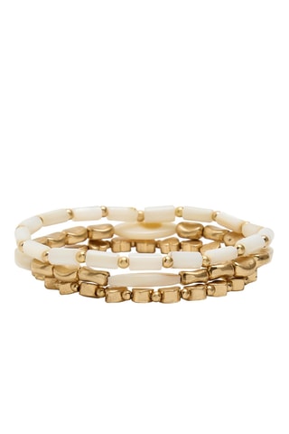 3 bracelets - Doré