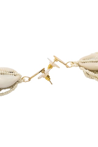 Boucles d'oreilles - Beige
