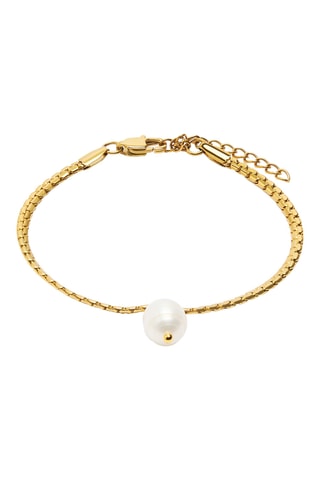 Bracelet - Doré et blanc
