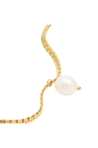 Bracelet - Doré et blanc