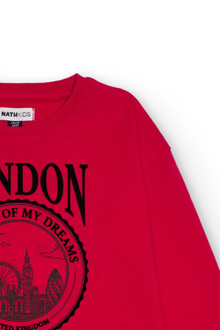 T-shirt en Legging - Rood
