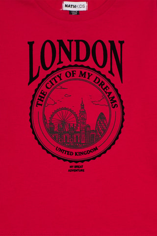 T-shirt en Legging - Rood
