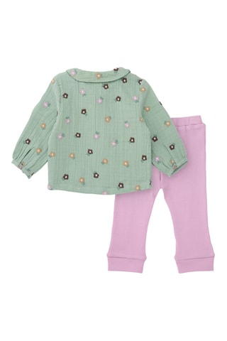 Blouse en Joggingbroek - Groen