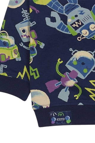Sweater - Blauw, groen en paars