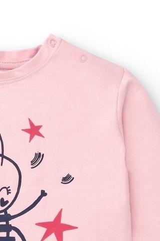 T-shirt - Zwart, rood en roze