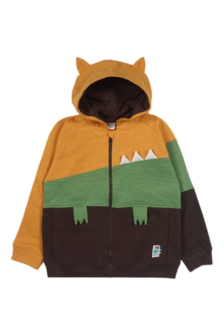 Sweater - Groen, geel en grijs