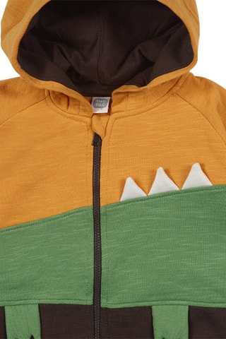 Sweater - Groen, geel en grijs