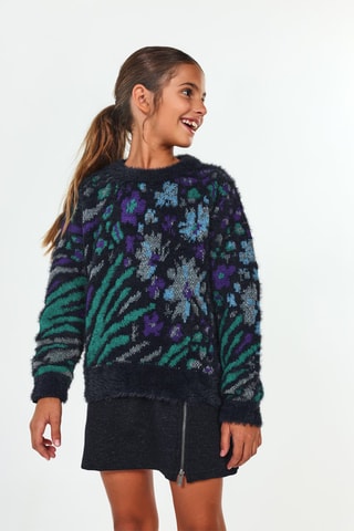 Trui - Blauw en groen