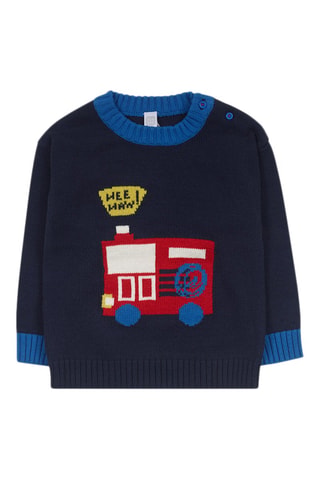Trui - Wit, rood en blauw