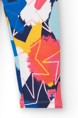 Broek - Wit, blauw en geel