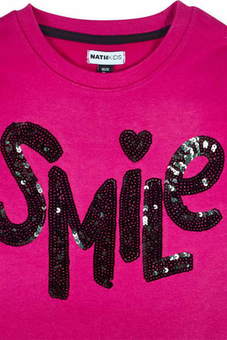 Sweater - Zwart, geel en roze