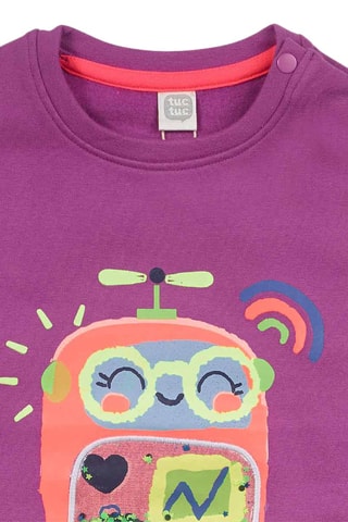 Sweater - Groen, oranje en paars