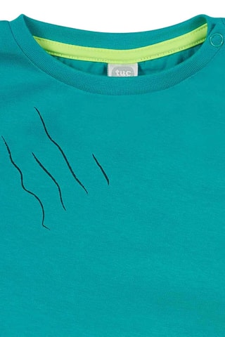 T-shirt - Wit, zwart en groen