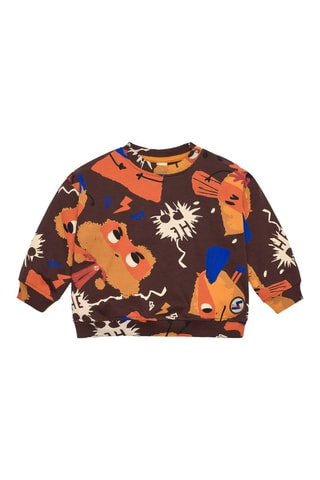 Sweater - Blauw, geel en grijs
