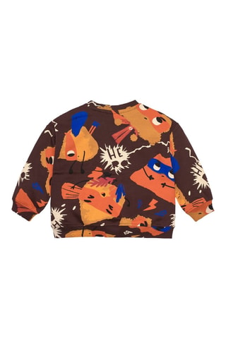 Sweater - Blauw, geel en grijs