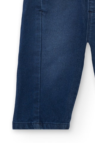 Jeans - Blauw, bruin en oranje