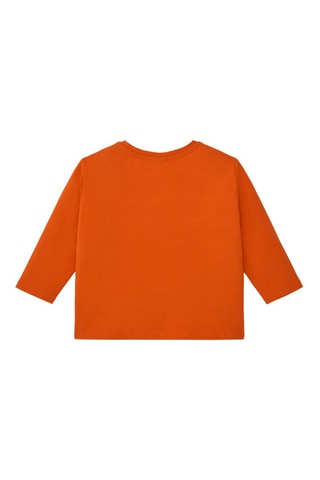 T-shirt - Blauw, oranje en roze