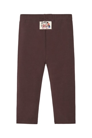 Legging - Zwart, oranje en grijs