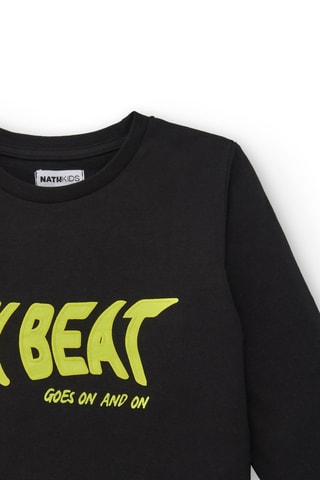 T-shirt - Zwart en groen