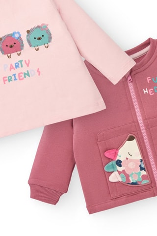 3-delige Set - Wit, rood en roze