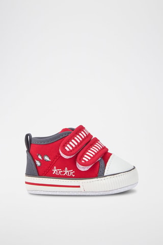 Sneakers - Wit en rood
