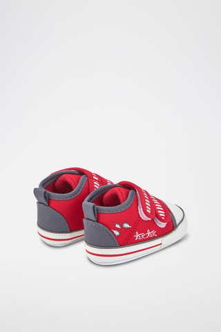 Sneakers - Wit en rood