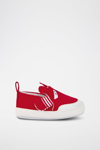 Sneakers - Wit, zwart en rood
