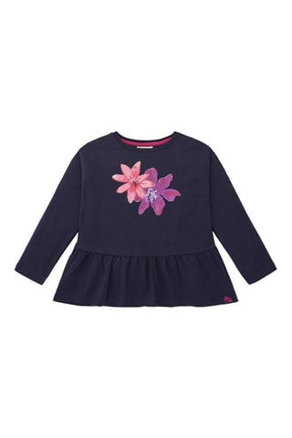 Jurk - Zwart, paars en roze
