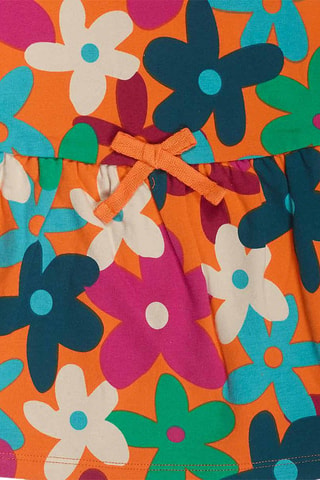 Jurk - Blauw, groen en oranje