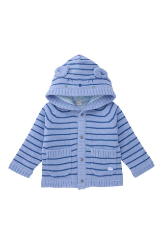 Vest met Capuchon en Oren - Blauw