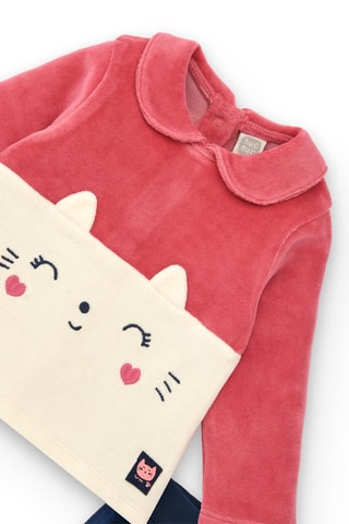 T-shirt en Broek - Blauw en roze