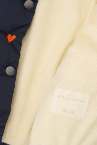 Gewatteerde Jas met Capuchon - Blauw