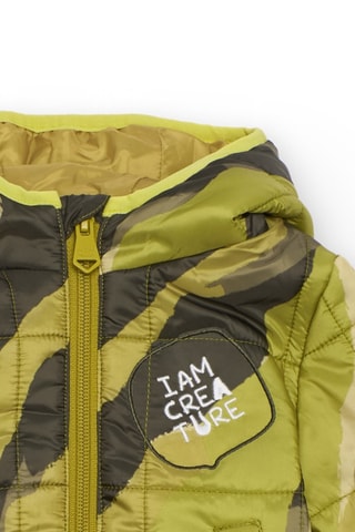 Gewatteerde Jas met Capuchon - Groen