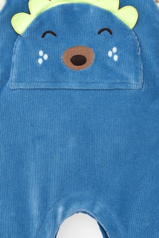 Overhemd en Tuinbroek - Wit, blauw en bruin