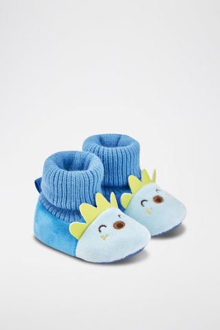 Pantoffels - Blauw en groen