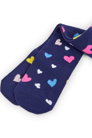 Panty - Zwart, blauw en roze