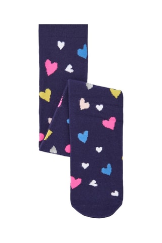 Panty - Zwart, blauw en roze