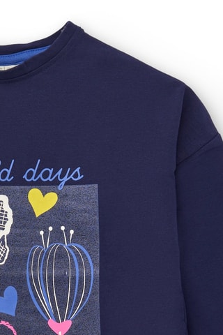 T-shirt - Zwart, blauw en geel
