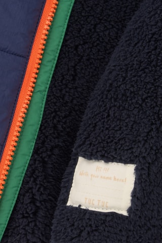 Gewatteerde Jas met Capuchon - Donkerblauw