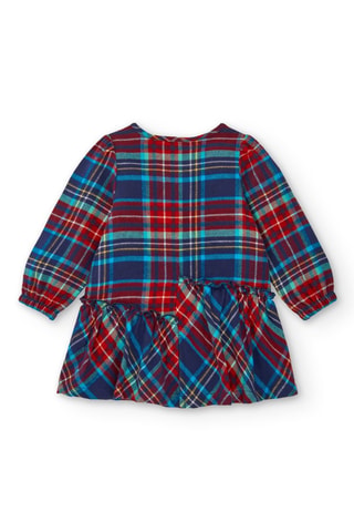 Jurk - Rood en blauw