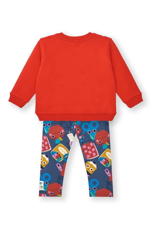 Sweater en Broek - Rood en blauw