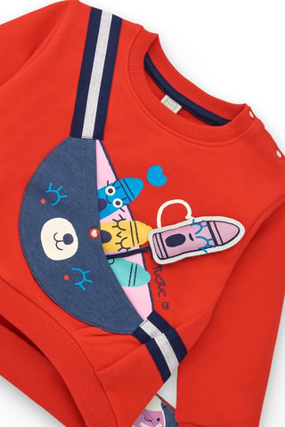 Sweater en Broek - Rood en blauw