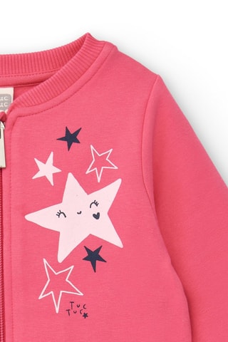 Sweater - Wit, zwart en roze