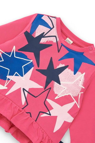 T-shirt en Broek - Blauw en roze